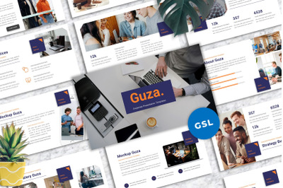 Guza - Corporate Googleslide Templates