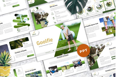 Goolfie - Golf Sport Powerpoint Templates