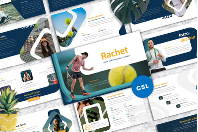 Rachet - Tennis Sport Googleslide Templates