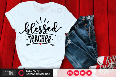 Blessed teacher 2 svg