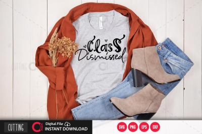 Class dismissed svg