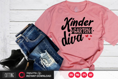 Kinder garten diva svg