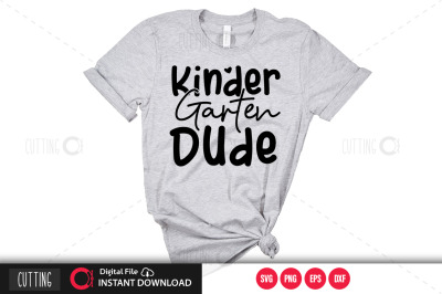 Kinder garten dude svg