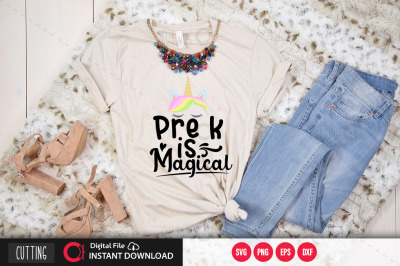 Pre K is magical svg