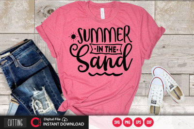 Summer in the sand svg