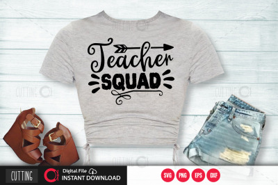 Teacher squad svg