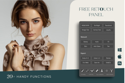Free Retouch Panel for Adobe Photoshop