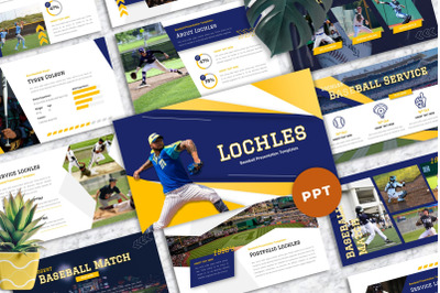 Lochles - Baseball Sport Powerpoint Templates