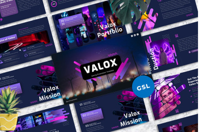 Valox - Gaming Googleslide Template