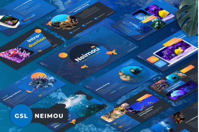 Neimou - Diving Sport Googleslide Templates