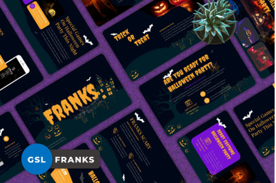 Franks - Halloween Googleslide Templates