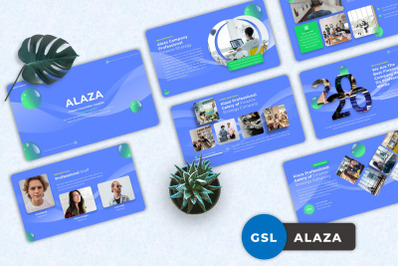 Alaza - Finance Googleslide Templates