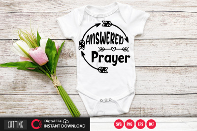 Answered prayer svg