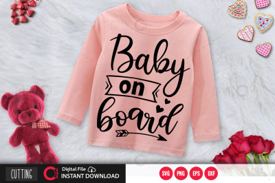 Baby on board svg