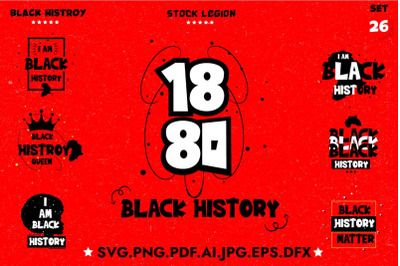 26 Black History Svg Bundle