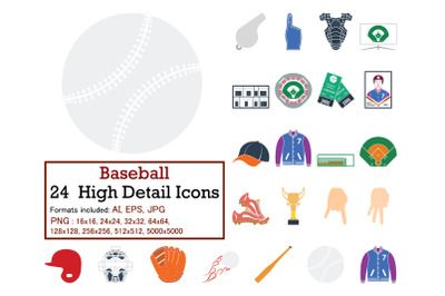 Baseball Icon Set