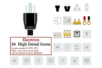 Electrics Icon Set