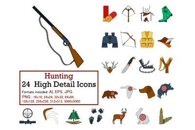 Hunting Icon Set