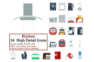 Kitchen Icon Set