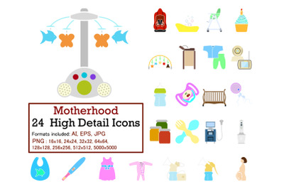 Motherhood Icon Set