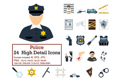 Police Icon Set