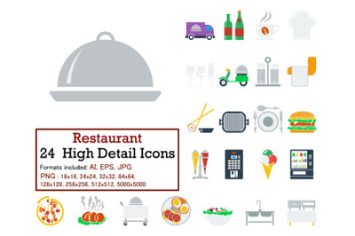 Restaurant Icon Set