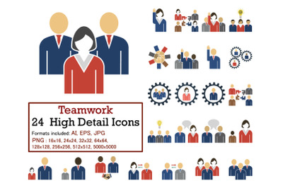 Teamwork Icon Set