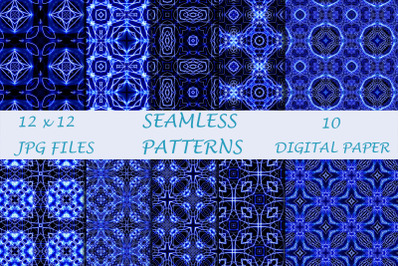 Neon Wave Digital Papers