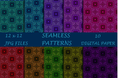 Colorful Polka Dots Digital Papers