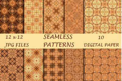 Wood Geometric Digital Papers