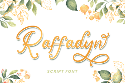 Raffadyn - Wedding Font