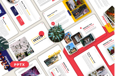 Ikuzo -Travel Japanese Powerpoint Templates