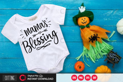 mamas blessing svg