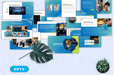 Central  - Cryptocurrency Googleslide Templates