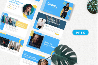 Lavern - Portfolio Lookbook Powerpoint Templates