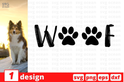 Woof SVG Cut File