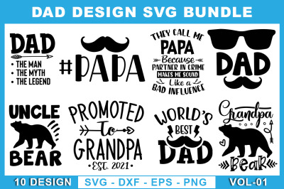 DAD Designs SVG Bundle