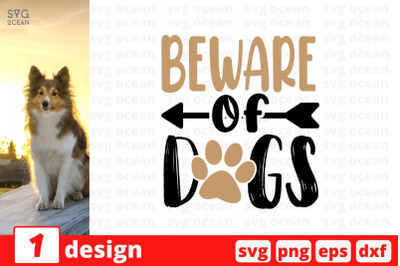 Beware of dogs SVG Cut File