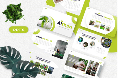 Althea - Gardening Powerpoint Templates