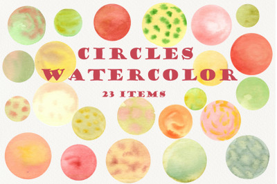 Watercolor dots, Circle clipart, Abstract, Splashes clip art