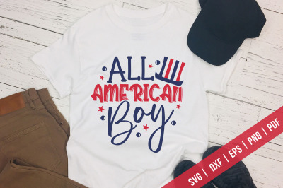 All American Boy, 4th Of July, Patriotic SVG