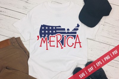 Merica&2C; 4th Of July&2C; Patriotic SVG