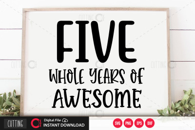 Five whole years of awesome svg