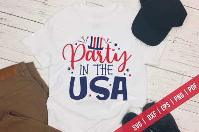 Party In The USA - 4th Of July SVG