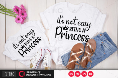 Its not easy being a princess svg