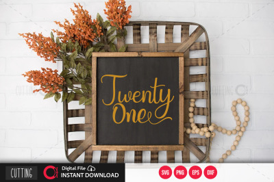 Twenty one svg