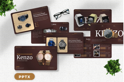 Kenzo - Watch Product Powerpoint Template