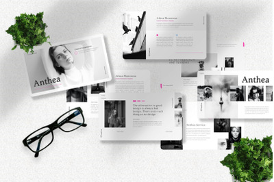 Anthea  - Influencer Powerpoint Template