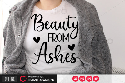 beauty from ashes svg