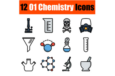 01 Chemistry Icon Set